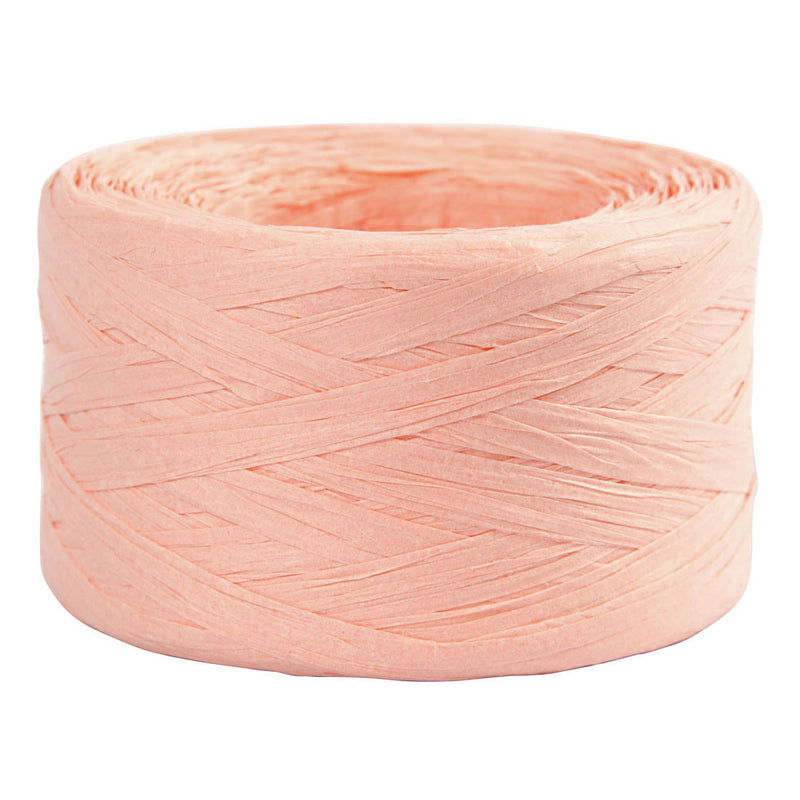 Afbeelding laden in galerijviewer, Creativ company papier raffia garen lichtroze, 100m

