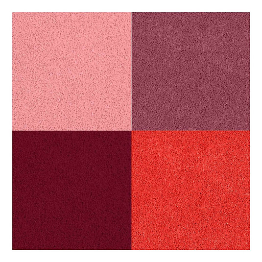 Creativ company stempelinkt, peach, roze, lichtroze, donkerroze, h: 2 cm, afm 3,5x3,5 cm, 4 stuk 1 doos