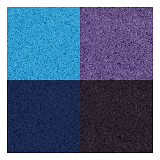 Creativ company stempelinkt blauw tinten paars, 4st.