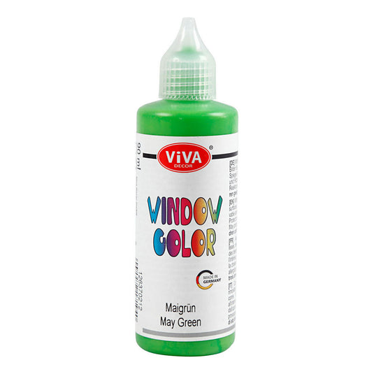 Creativ company window color sticker en glasverf - lichtgroen, 90ml