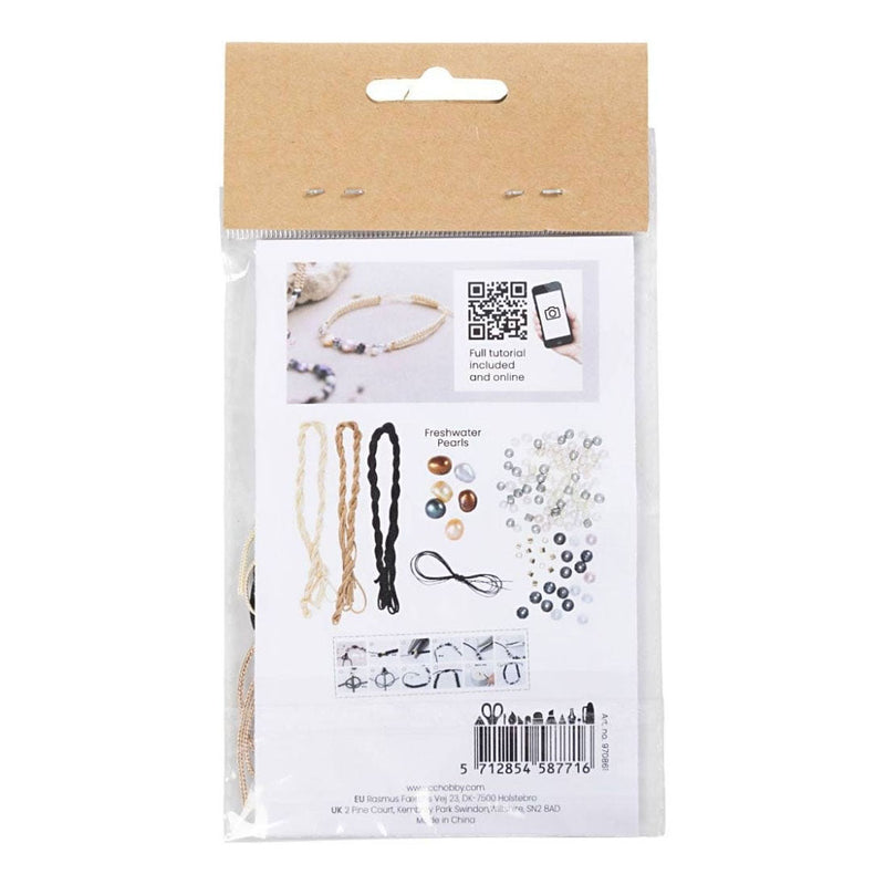 Afbeelding laden in galerijviewer, Creativ company mini hobbyset sieraden armband met sluiting
