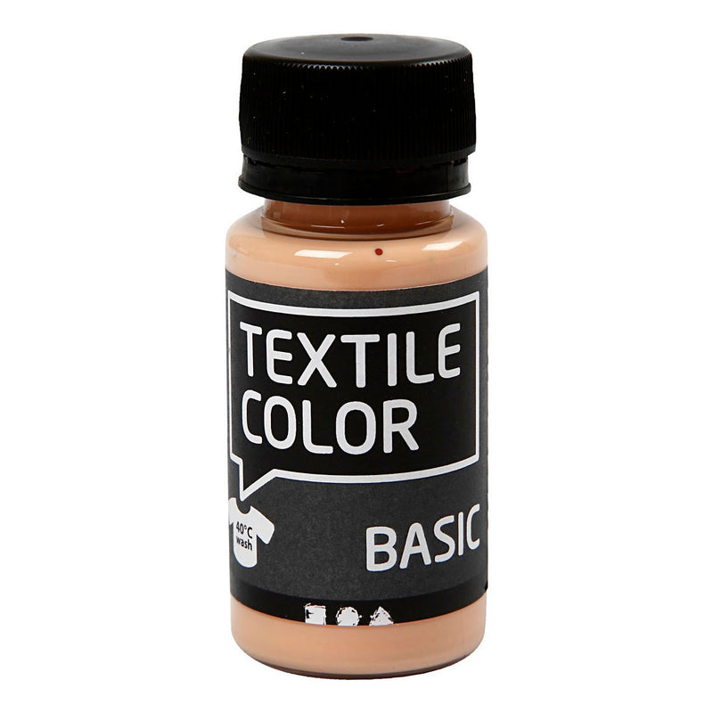Afbeelding laden in galerijviewer, Creativ company textile color semi-dekkende textielverf - licht beige, 50ml
