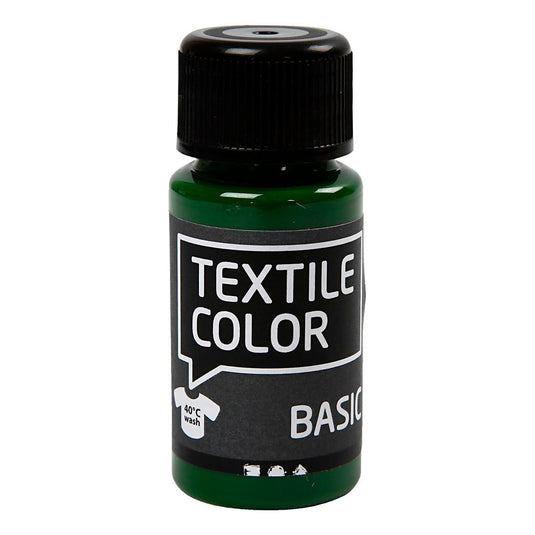 Creativ company textile color semi-dekkende textielverf - gras groen, 50ml