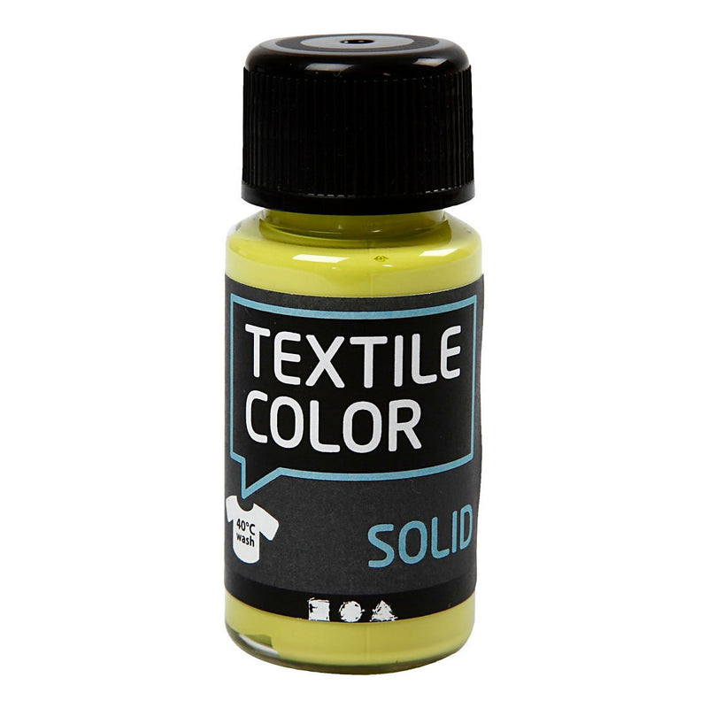Afbeelding laden in galerijviewer, Creativ company textile color dekkende textielverf - kiwi, 50ml
