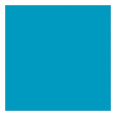 Creativ company textile color dekkende textielverf - turquoiseblauw, 50ml
