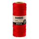 Creativ company bamboekoord, dikte 1 mm, rood, 65 m 1 rol