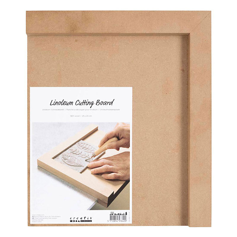 Afbeelding laden in galerijviewer, Https: www.cchobby.nl houten-linoleumhouder-afm-25x29-cm-rechtshandig-1-stuk
