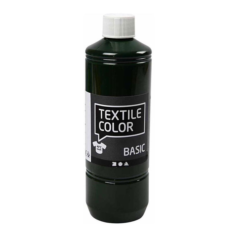 Afbeelding laden in galerijviewer, Creativ company textile color semi-dekkende textielverf - olijfgroen, 500ml
