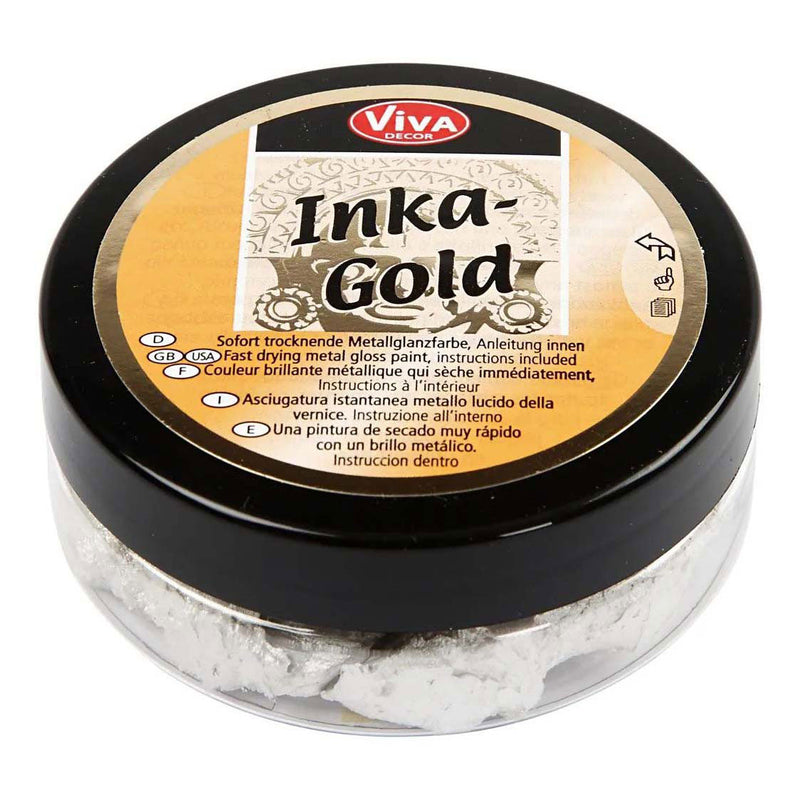 Afbeelding laden in galerijviewer, Creativ company inka-gold glanswax - platin, 50ml
