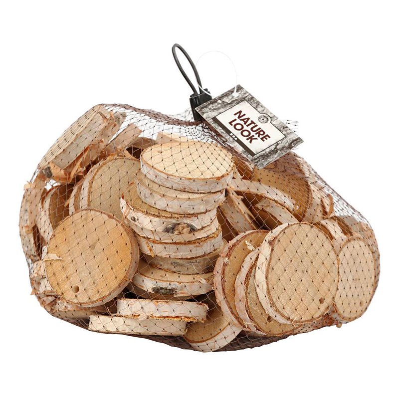 Afbeelding laden in galerijviewer, Creativ company houten schijven met gat, 500 gram
