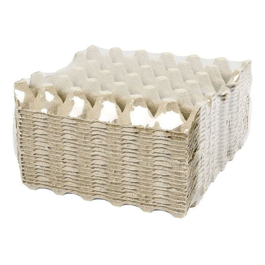 Creativ company eiertray karton knutsel 29x29cm 20 stuks grijs.