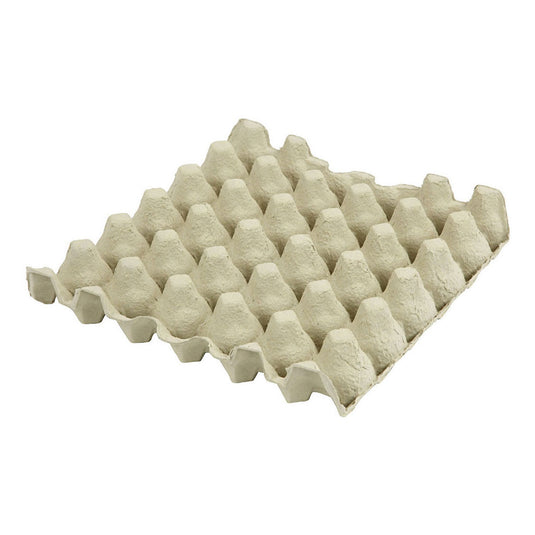 Creativ company eiertray karton knutsel 29x29cm 20 stuks grijs.