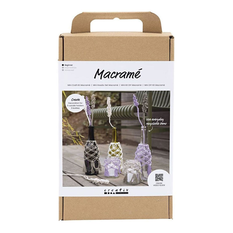 Afbeelding laden in galerijviewer, Creativ company https: www.cchobby.nl hobbyset-macrame-glasdecoratie-1-doos
