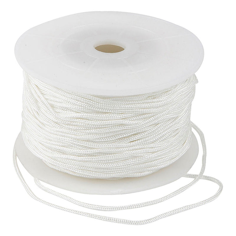 Afbeelding laden in galerijviewer, Creativ company polyester koord wit 1 mm, 50m
