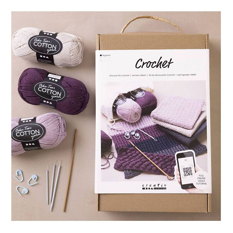 Afbeelding laden in galerijviewer, Creativ company https: www.cchobby.nl starter-hobbyset-haken-1-doos
