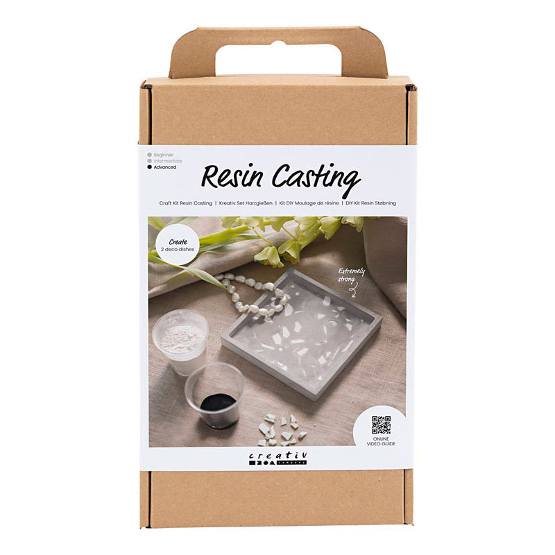 Afbeelding laden in galerijviewer, Creativ company hobbyset hars gieten dienblad met terrazo

