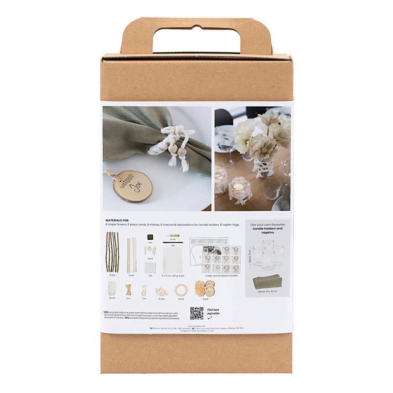 Afbeelding laden in galerijviewer, Creativ company hobbyset tafeldecoratie naturel
