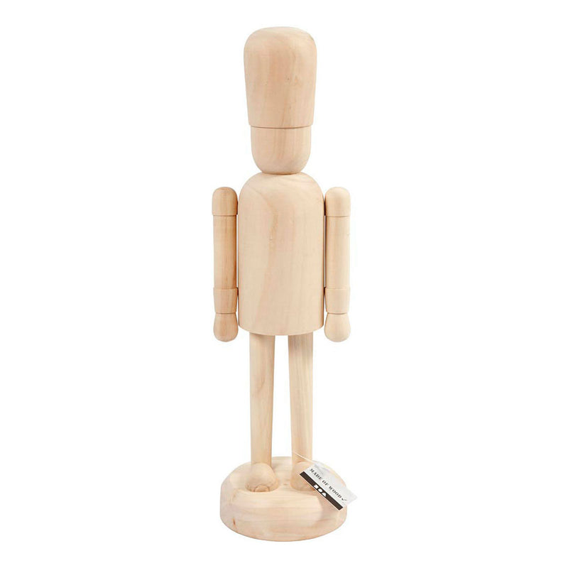 Afbeelding laden in galerijviewer, Creativ company houten figuur op voet, 45cm
