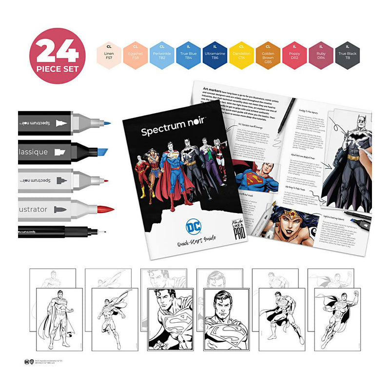 Afbeelding laden in galerijviewer, Creativ company https: www.cchobby.nl hobbyset-illustratie-superman-diverse-kleuren-1-doos

