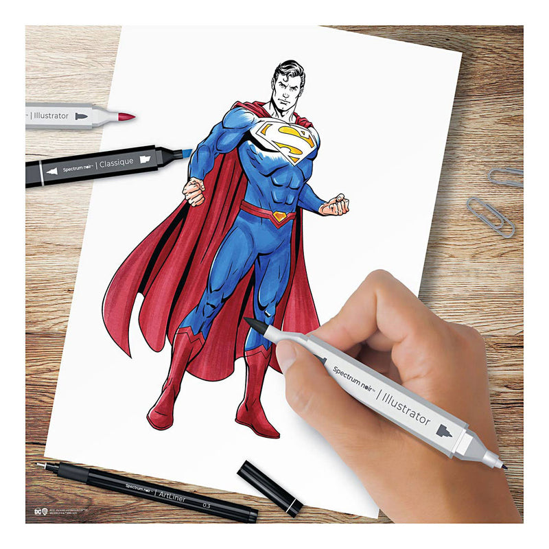 Afbeelding laden in galerijviewer, Creativ company https: www.cchobby.nl hobbyset-illustratie-superman-diverse-kleuren-1-doos
