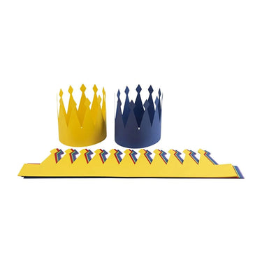 Creativ company kroon karton diverse kleuren, 25st.