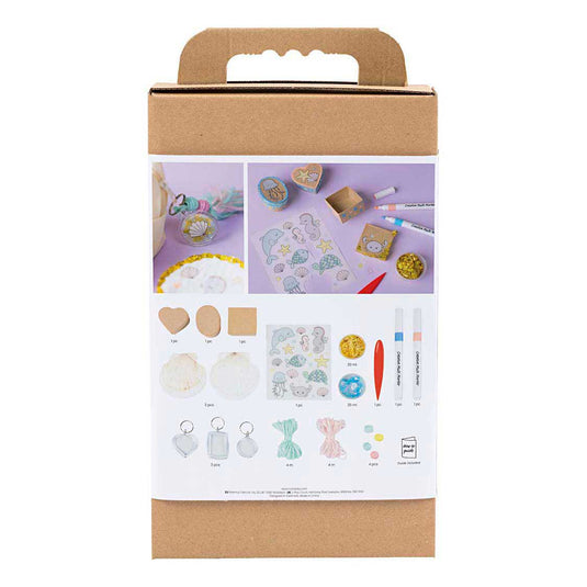 Creativ company mini hobbyset - schelpen en sleutelhangers