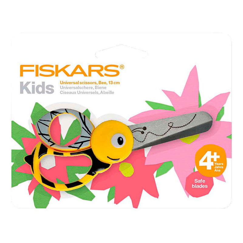 Afbeelding laden in galerijviewer, Creativ company fiskars kinderschaar met dierenmotief bij - 13cm
