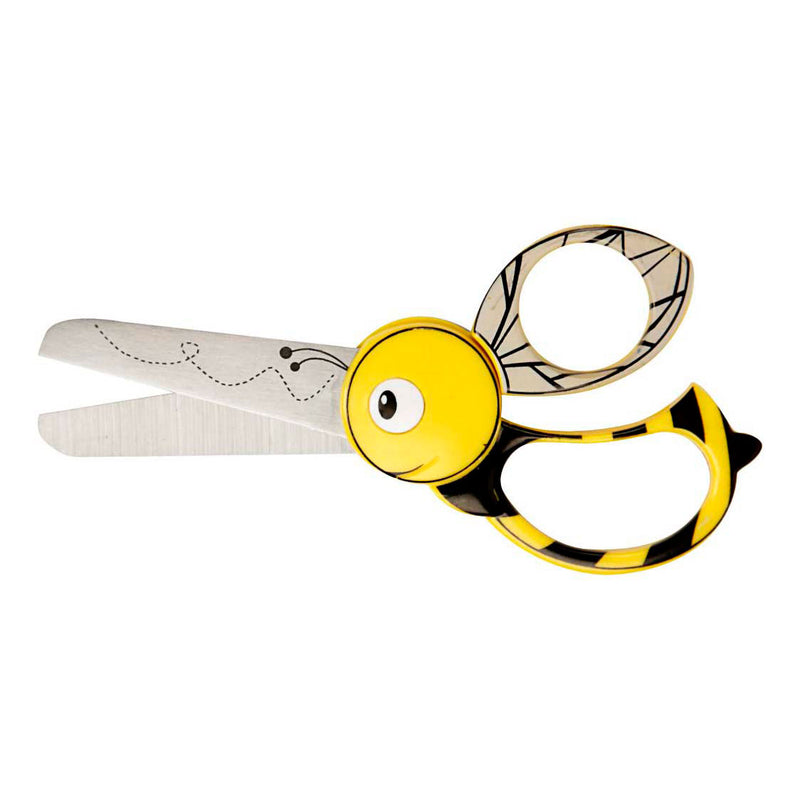 Afbeelding laden in galerijviewer, Creativ company fiskars kinderschaar met dierenmotief bij - 13cm
