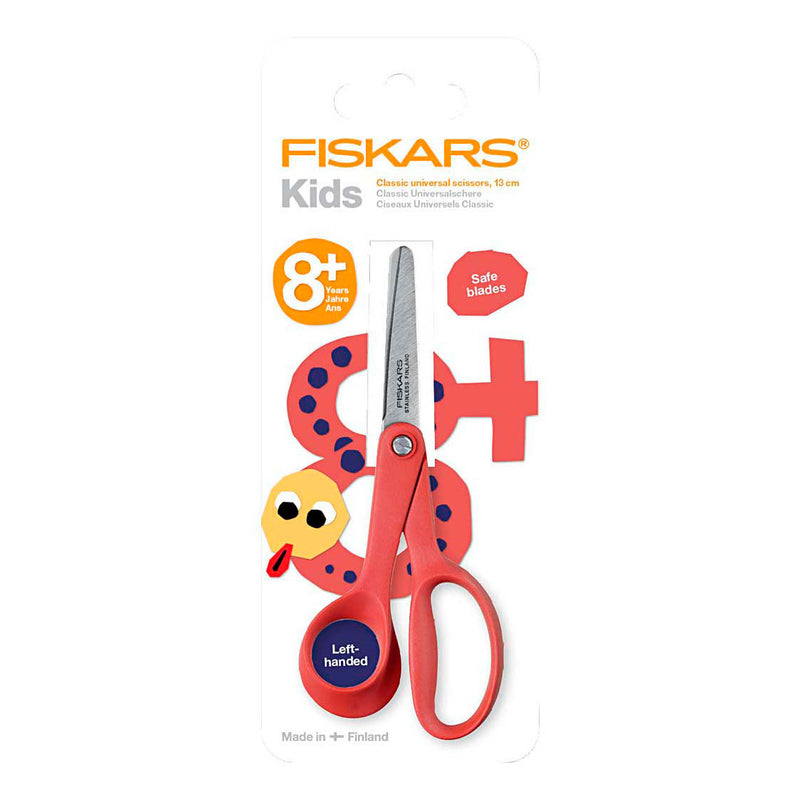 Afbeelding laden in galerijviewer, Fiskars klassieke kinderschaar, l: 14 cm, linkshandig, 1stuk
