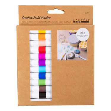 Creativ company creatieve multi stift 4mm diverse kleuren - 12st.