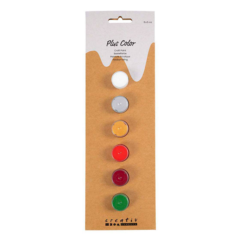 Afbeelding laden in galerijviewer, Creativ company plus color acrylverf kerstkleuren - 6x5ml.
