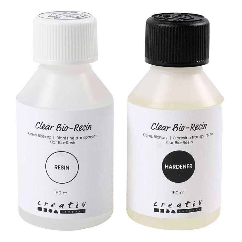 Afbeelding laden in galerijviewer, Creativ company transparante bio-hars - 2x150ml.
