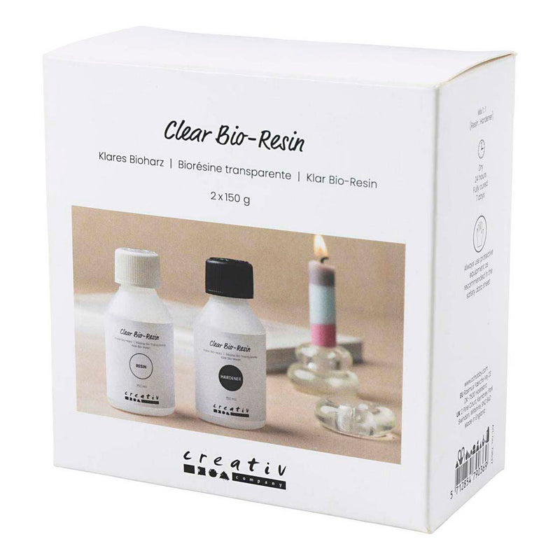 Afbeelding laden in galerijviewer, Creativ company transparante bio-hars - 2x150ml.
