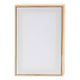 Creativ company gespannen canvas met lijst 280gr. 15,8x23,8cm - wit