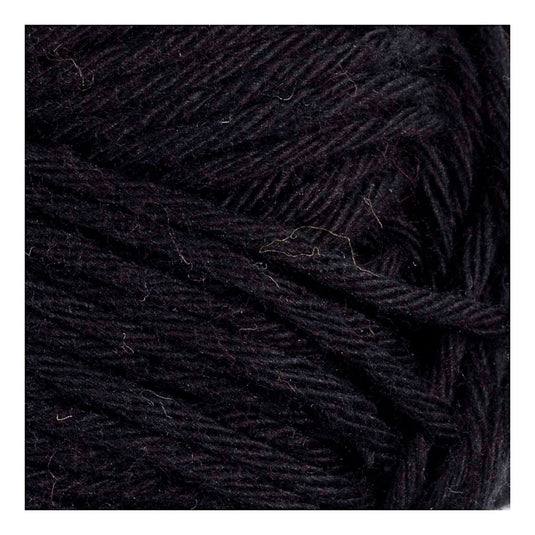 Creativ company katoengaren afm 8 8 l: 80-85 m zwart - 50gr.
