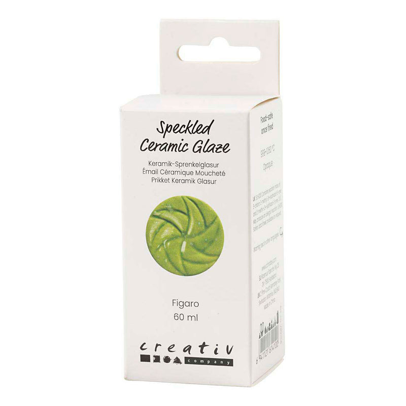 Afbeelding laden in galerijviewer, Creativ company gespikkeld keramiek glazuur 999-1060 c dekkend figaro - 60ml
