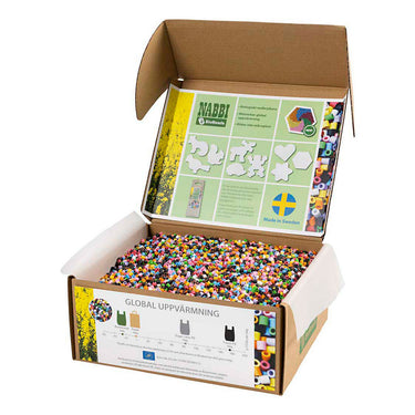 Creativ company nabbi biobeads med standaardkleuren - 55000st.