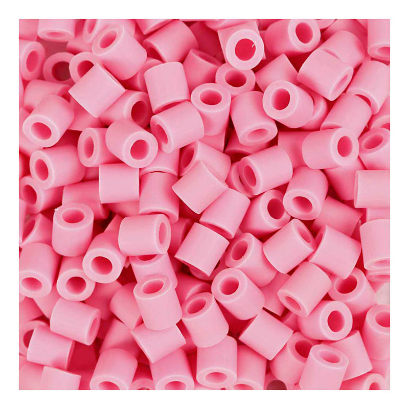 Afbeelding laden in galerijviewer, Creativ company https: www.cchobby.nl biobeads-van-nabbi-afm-5x5-mm-gatgrootte-2-5-mm-medium-roze-1000-stuk-1-doos
