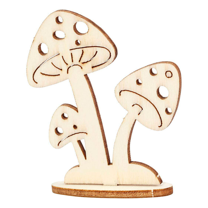 Afbeelding laden in galerijviewer, Creativ company diy houten figuren hazen, boom en paddestoelen
