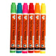 Creativ company textielstiften neon kleuren - lijndikte 2-4mm - 6st.