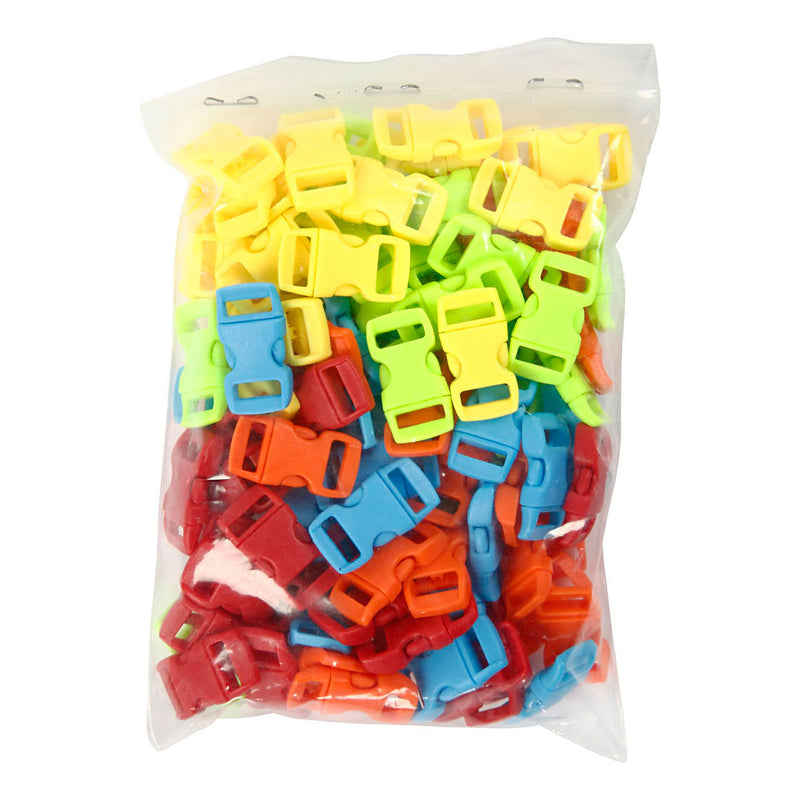 Afbeelding laden in galerijviewer, Creativ company https: www.cchobby.nl klik-sluiting-l-29-mm-b-15-mm-gatgrootte-3x11-mm-diverse-kleuren-100-stuk-1-doos
