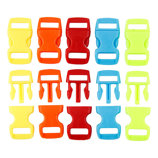 Creativ company https: www.cchobby.nl klik-sluiting-l-29-mm-b-15-mm-gatgrootte-3x11-mm-diverse-kleuren-100-stuk-1-doos