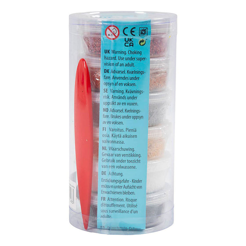 Afbeelding laden in galerijviewer, Creativ company foam clay metallic - 6x14gr.
