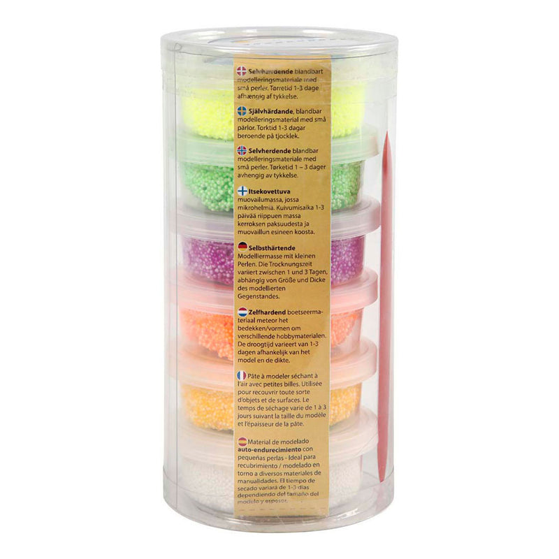 Afbeelding laden in galerijviewer, Foam clay ®, 6x14 gr, kleuren assorti
