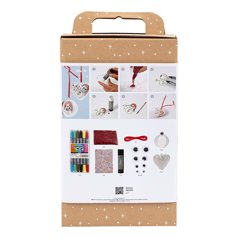 Afbeelding laden in galerijviewer, Creativ company hobbyset decoratie - 6 ornamenten
