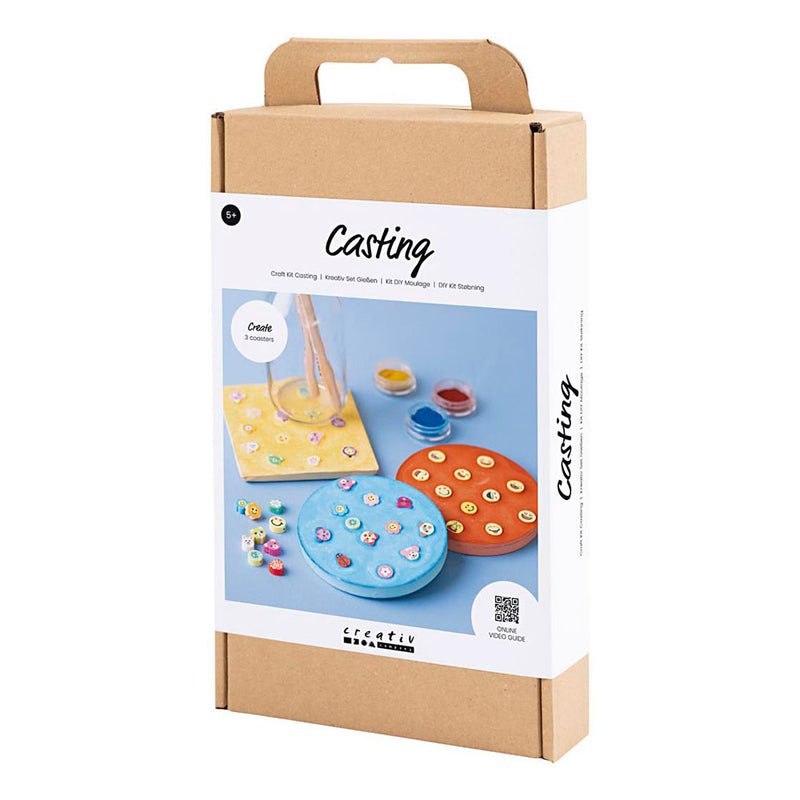 Afbeelding laden in galerijviewer, Creativ company hobbyset gieten tegels - blauw, rood en geel

