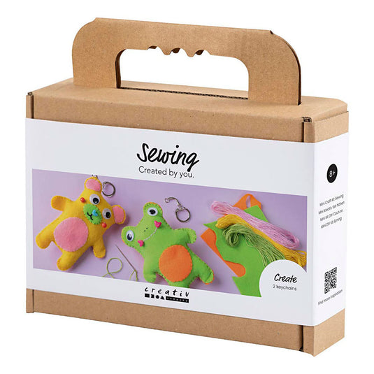 Creativ company https: www.cchobby.nl mini-hobbyset-naaien-kikker-en-teddybeer-diverse-kleuren-1-doos