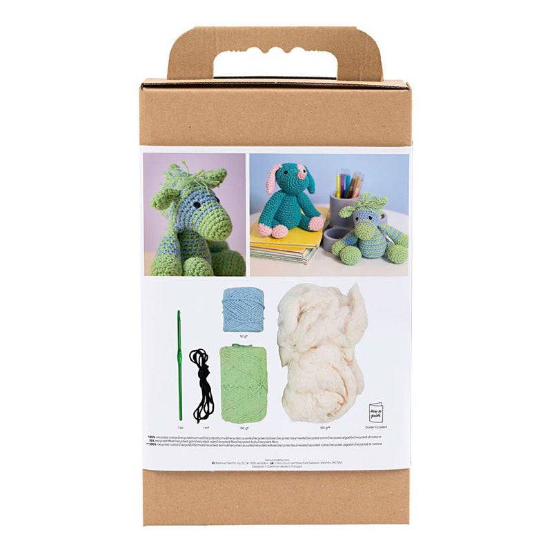 Afbeelding laden in galerijviewer, Creativ company hobbyset amigurumi - zebra
