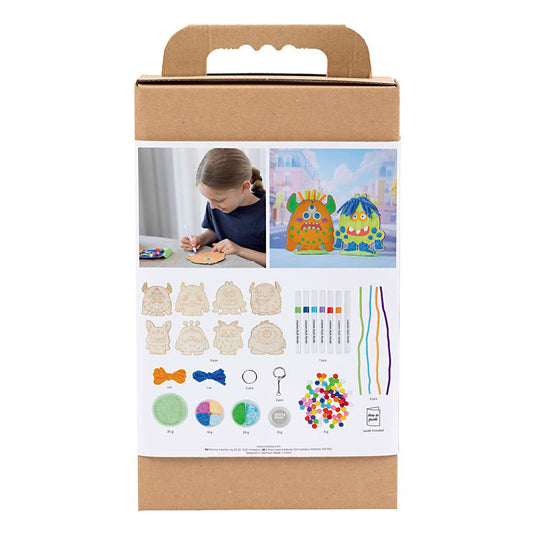 Creativ company hobbyset decoratie - 8 monsters