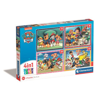 Afbeelding laden in galerijviewer, Clementoni puzzels paw patrol, 4in1

